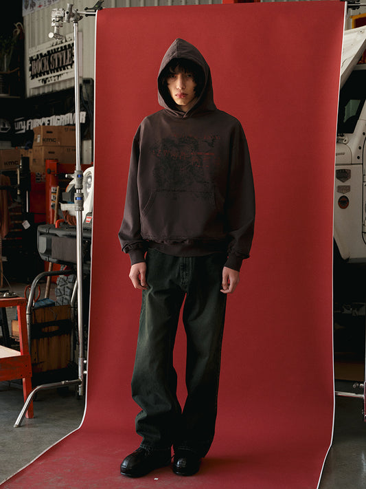RECORDS INC. R01* Loose Straight-Leg Jean