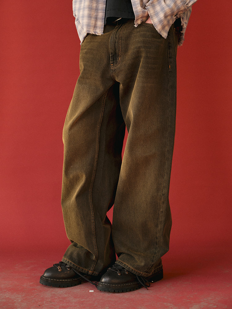 RECORDS INC. R01* Loose Straight-Leg Jean