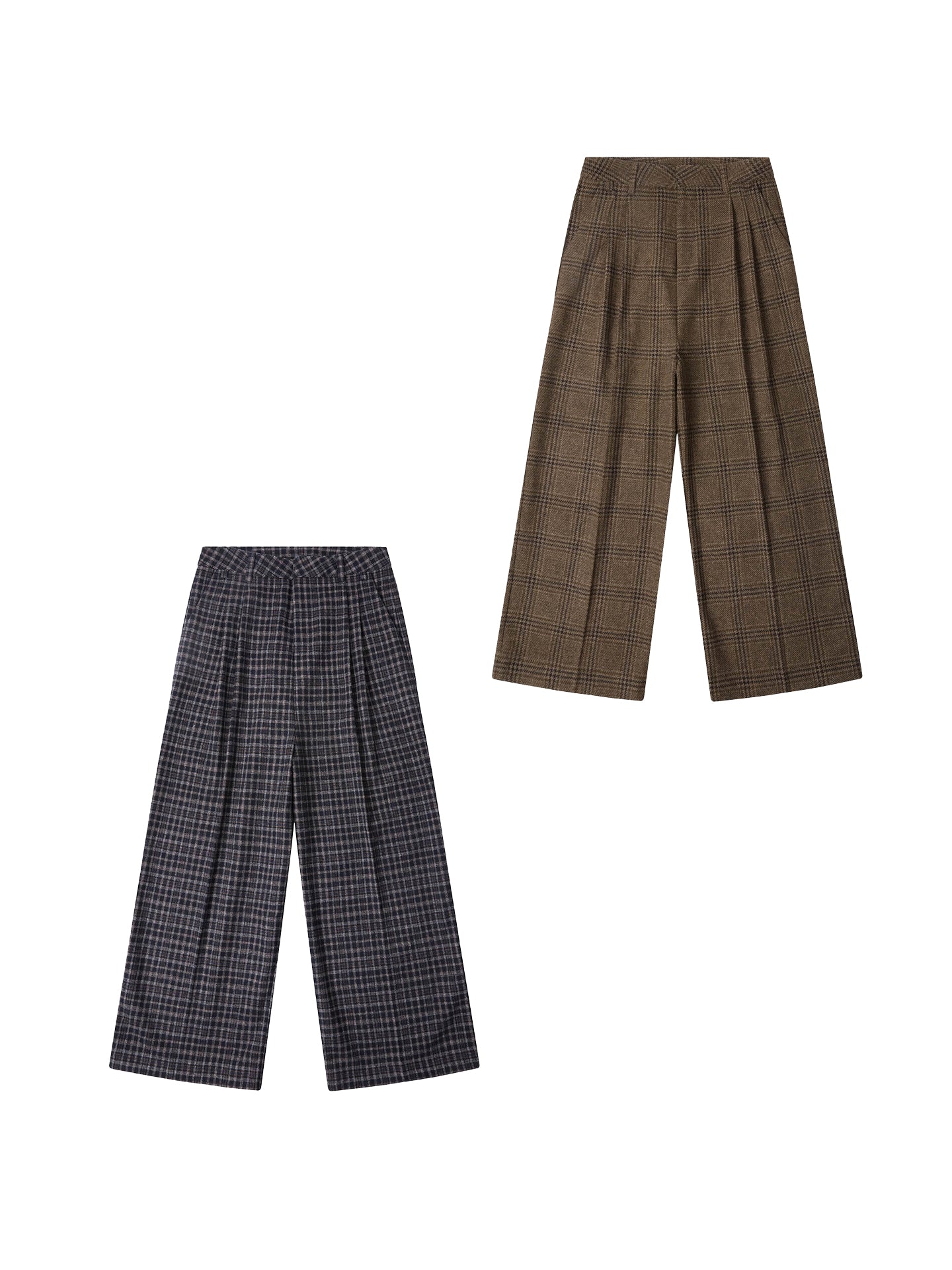 RECORDS INC. EZ-WOOL WIDE TROUSER