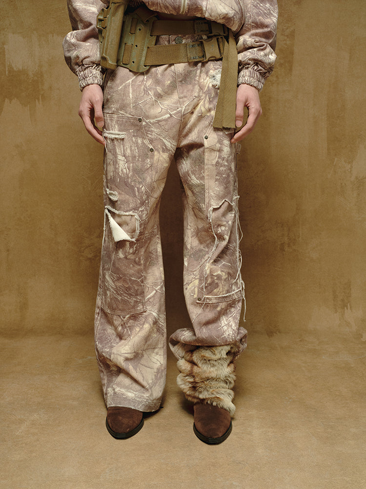 REAL TREE CAMO DOUBLE KNEE CARPENTER