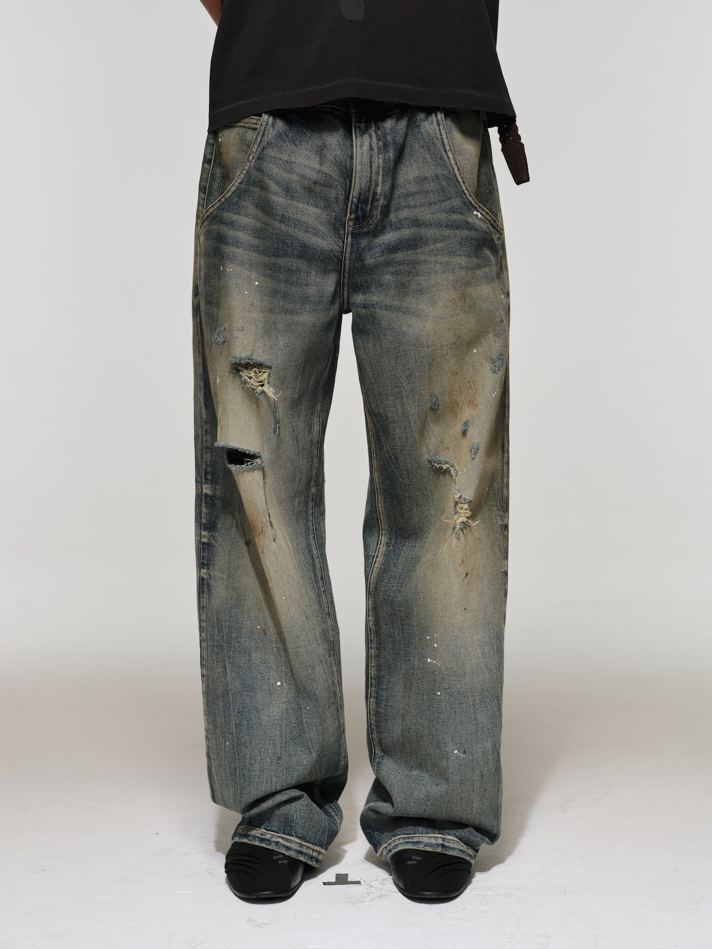 RECORDS INC. SLOUCHY JEANS INDIGO