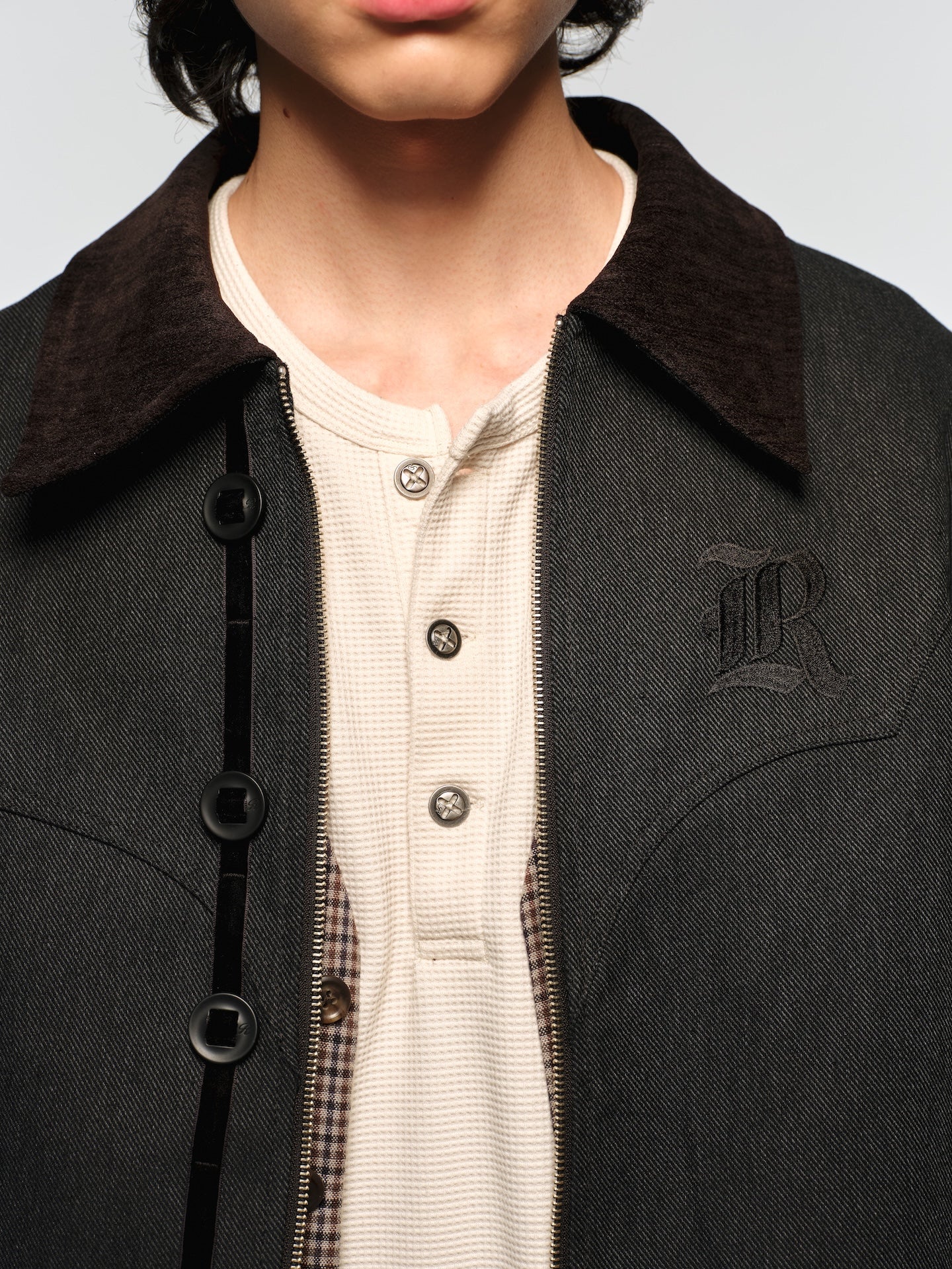 RECORDS INC. VELVET WESTERN JACKET